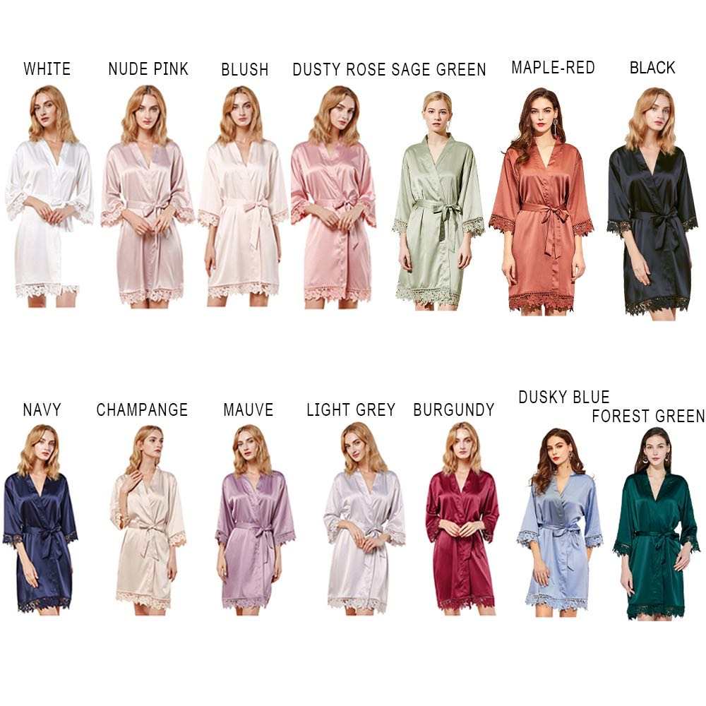 Simple Satin Robes 3019 NAVY – Design Blanks