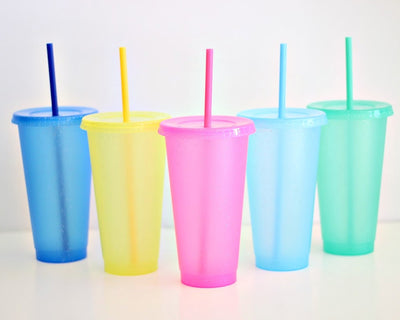 Glitter Summer Cold Cup